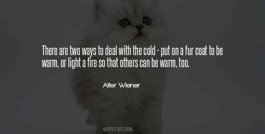 Quotes About Cold Fire #270496