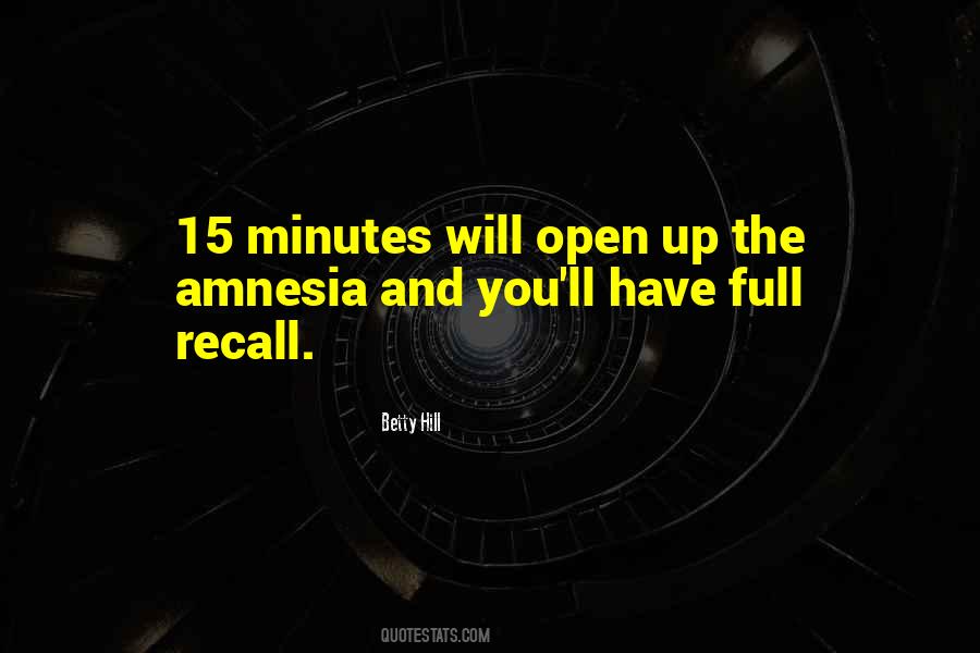 Quotes About Amnesia #1228876