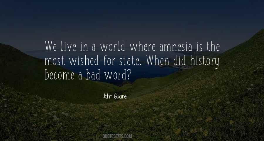 Quotes About Amnesia #147491