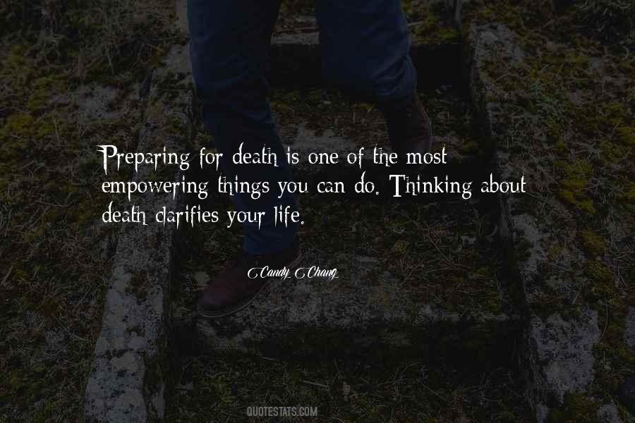 Quotes About Preparing For Death #871476