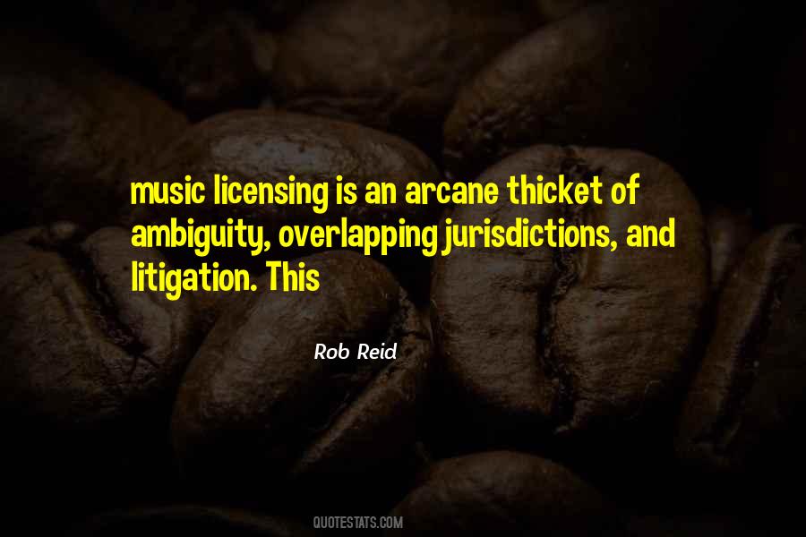 Quotes About Licensing #432306