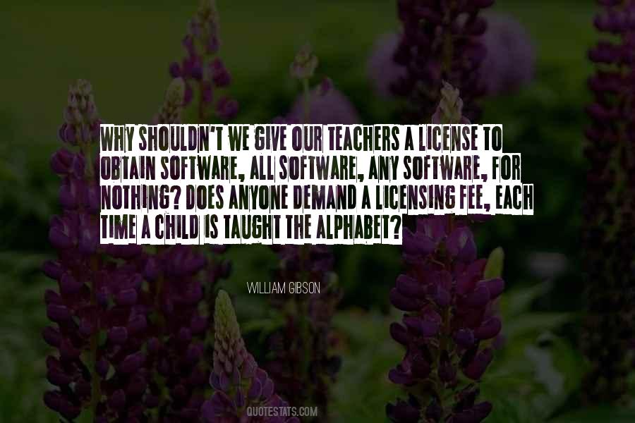 Quotes About Licensing #812179