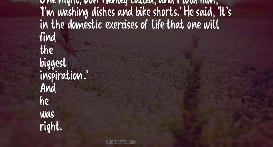 Quotes About Domestic Life #142077