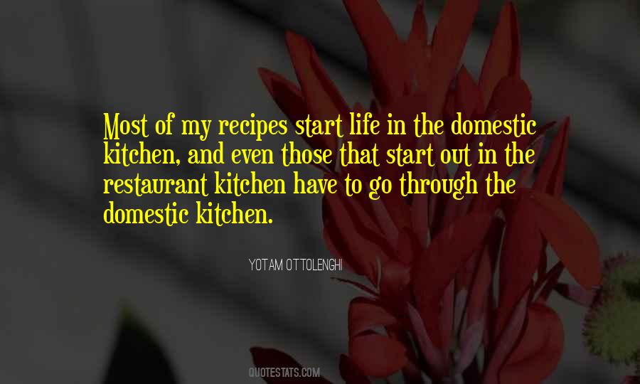 Quotes About Domestic Life #794388