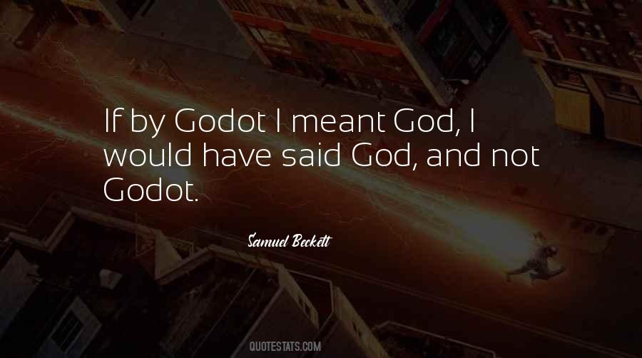 Quotes About Godot #1102280