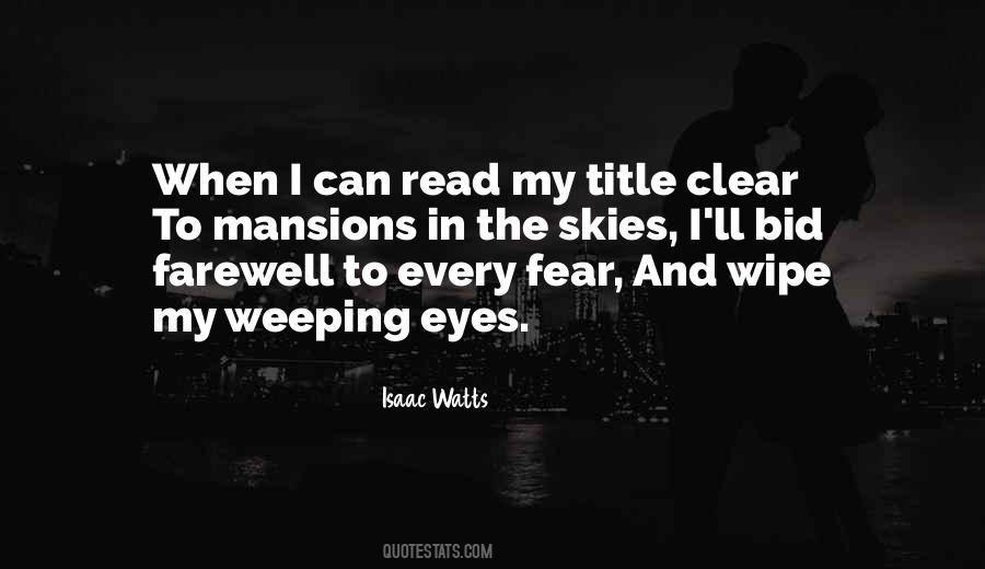 Quotes About Clear Eyes #1147648