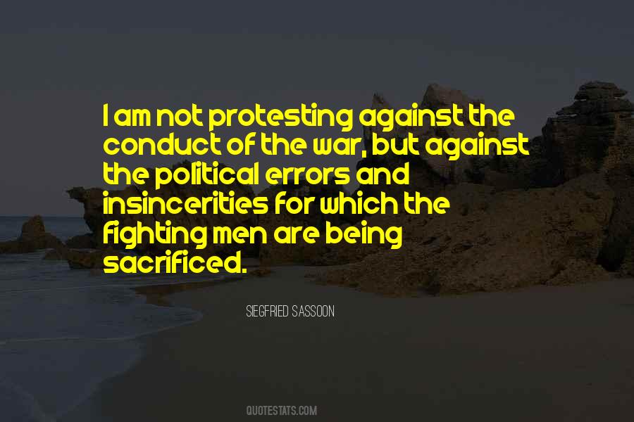 Quotes About Protesting War #1728948