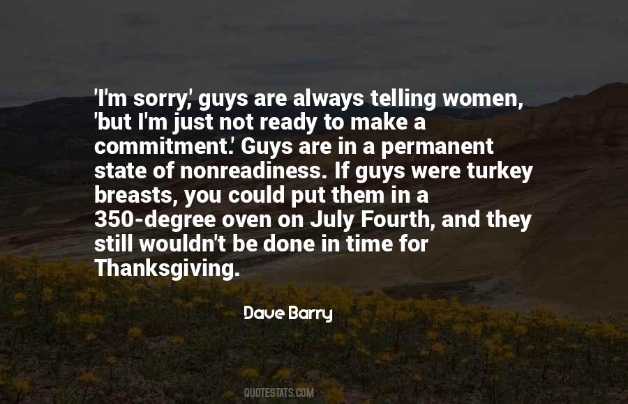 Quotes About Not Ready For Commitment #952314