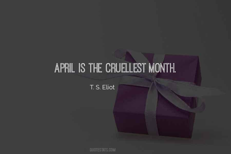Quotes About The Month Of April #1026075
