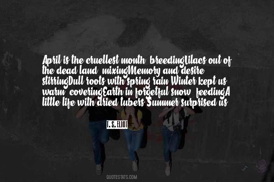 Quotes About The Month Of April #1159343