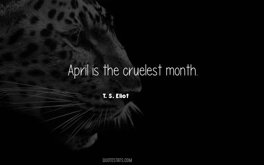 Quotes About The Month Of April #851037
