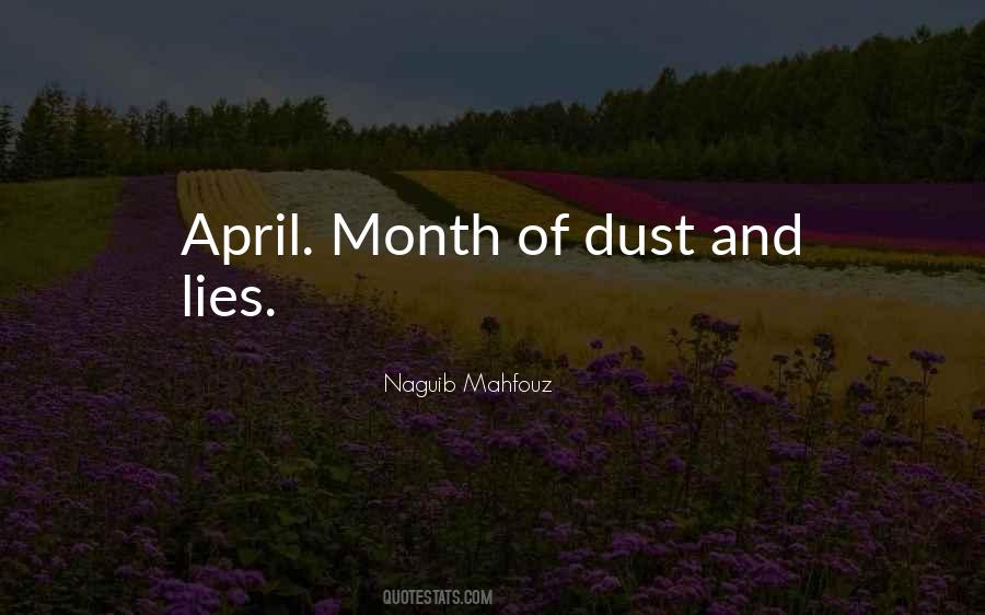 Quotes About The Month Of April #85681