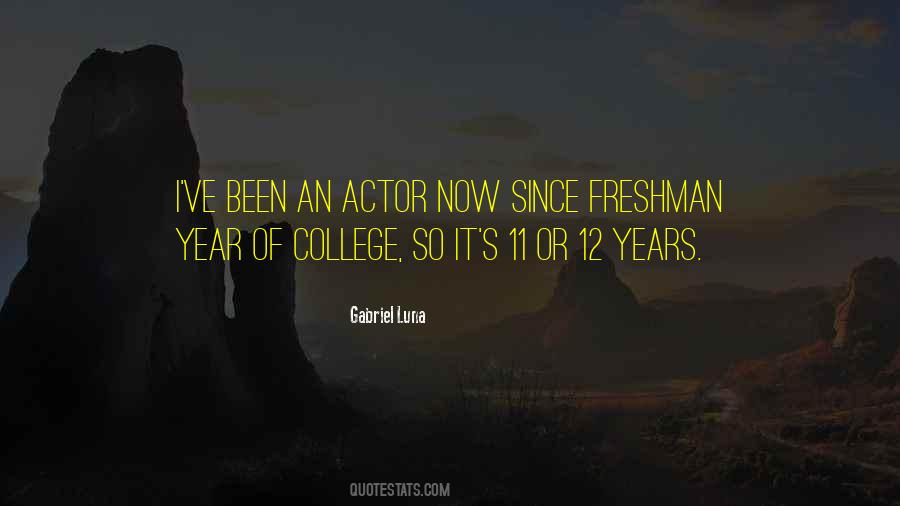 Quotes About Freshman #237801