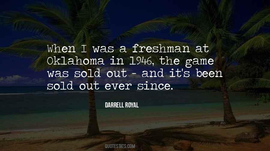 Quotes About Freshman #562632