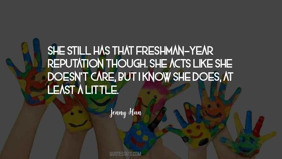 Quotes About Freshman #624460