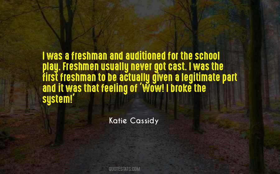 Quotes About Freshman #913109