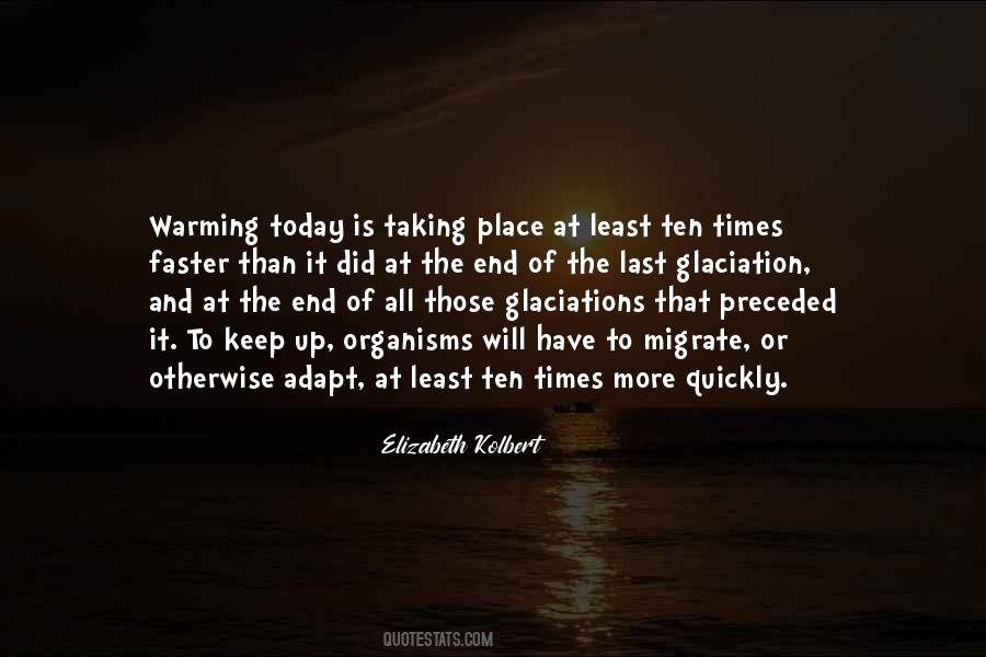 Quotes About Warming Up #1200821