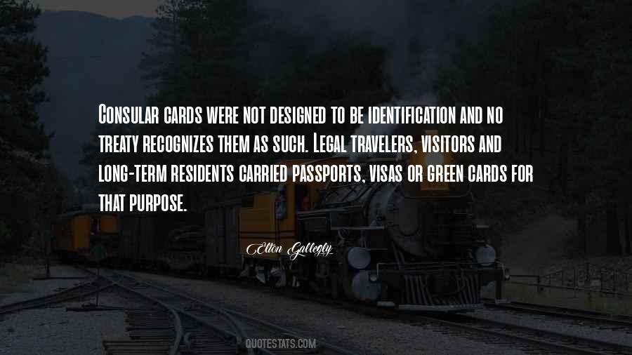 Quotes About Visas #1350772