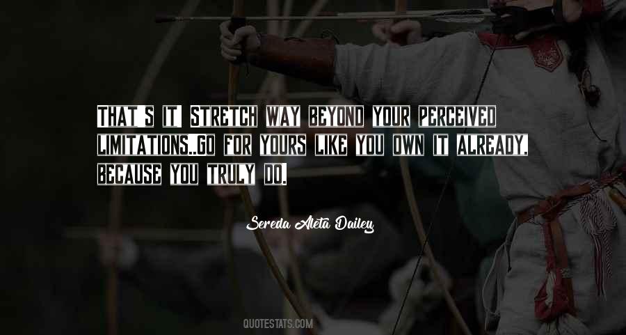 Limitations In Your Life Quotes #515752