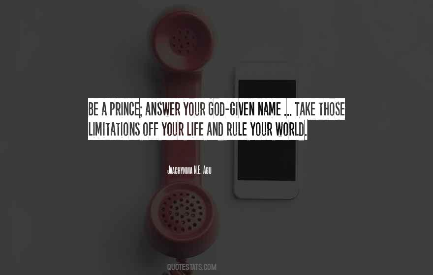 Limitations In Your Life Quotes #596844