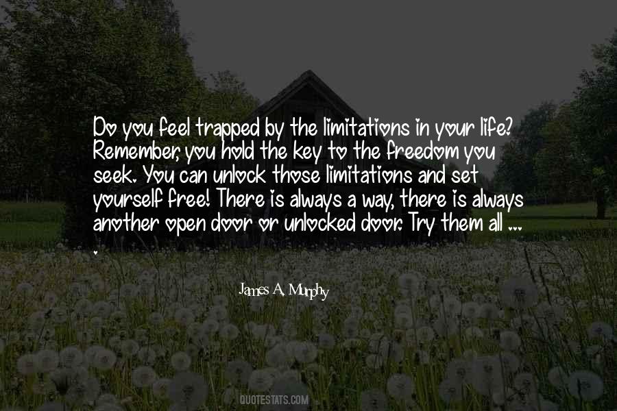 Limitations In Your Life Quotes #975674