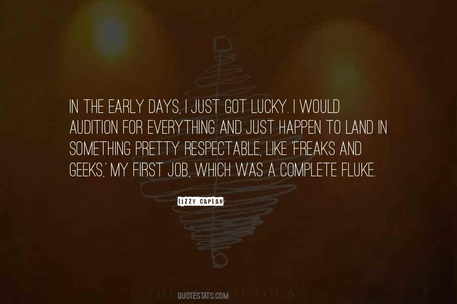 Got Lucky Quotes #1083848