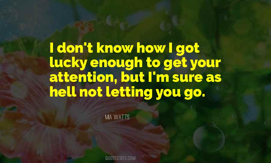 Got Lucky Quotes #1513759