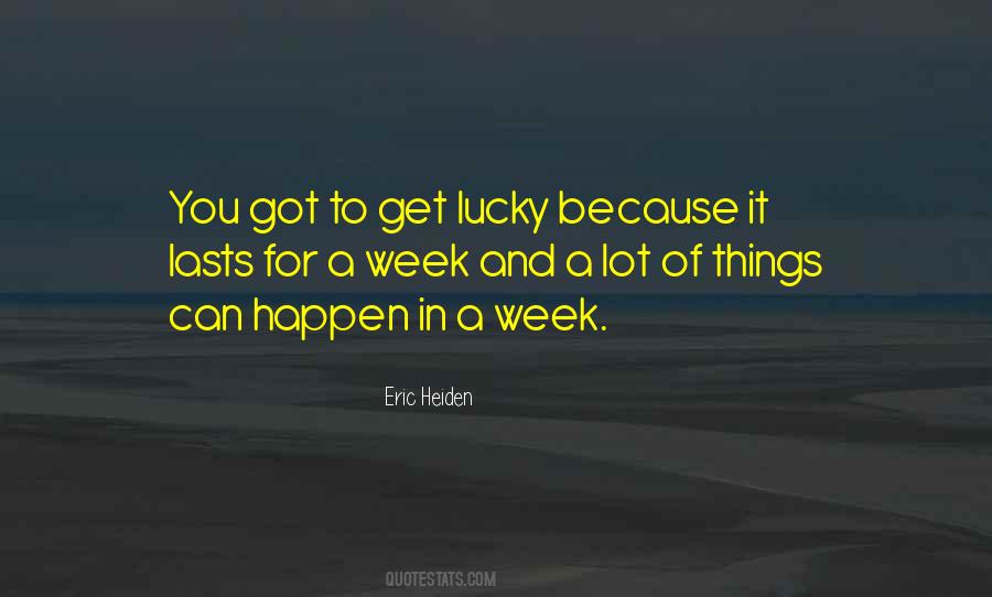 Got Lucky Quotes #188165