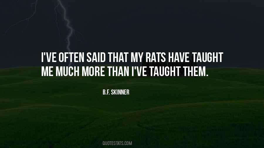 Quotes About Rats #220596 Quotes About Rats #220596