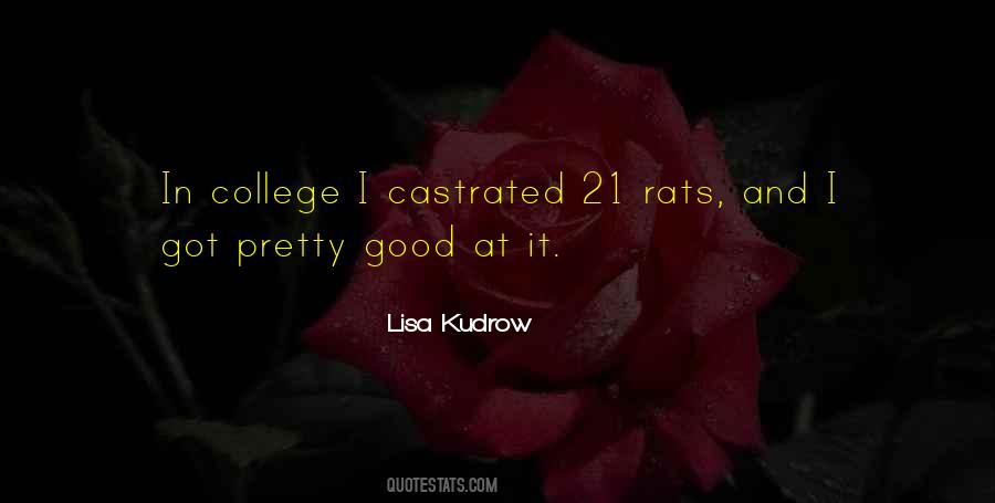 Quotes About Rats #254783 Quotes About Rats #254783