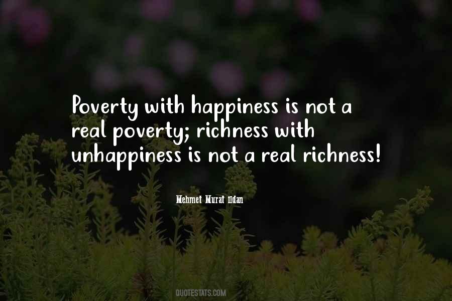 Quotes About Poverty And Happiness #1429391