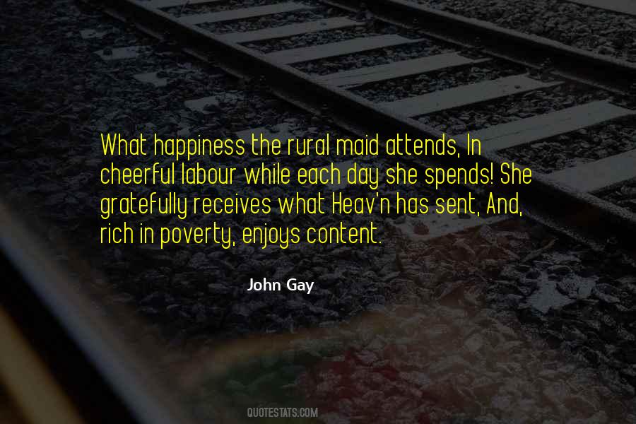 Quotes About Poverty And Happiness #1802672