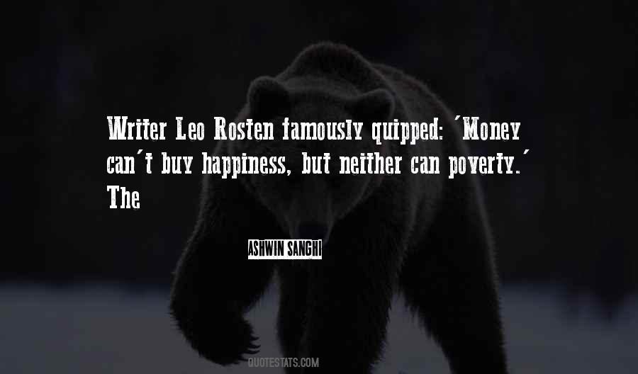 Quotes About Poverty And Happiness #298443
