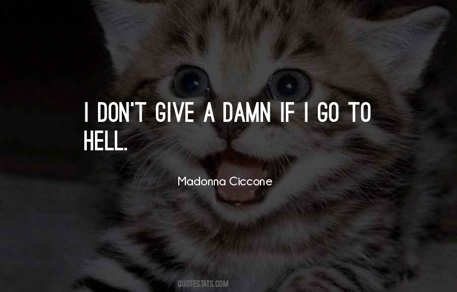 Quotes About Not Giving A Damn #556512