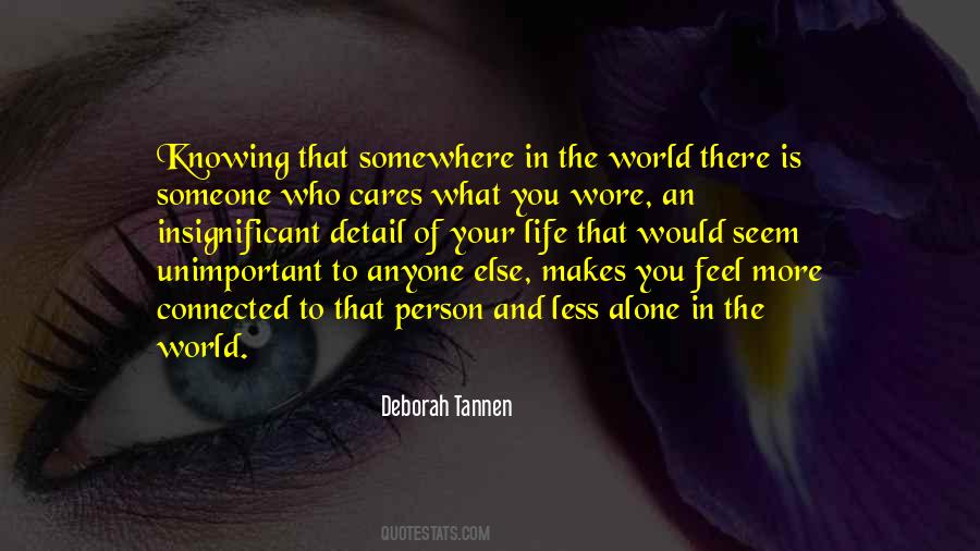 Quotes About Person Who Cares #1626564