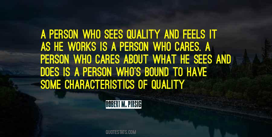 Quotes About Person Who Cares #370608