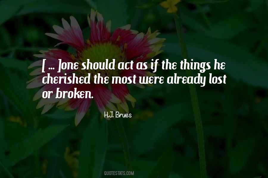 Quotes About Cherished #1210711