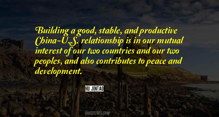 Quotes About Building A Relationship #26919