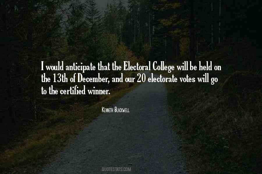 Quotes About Electoral College #1490534