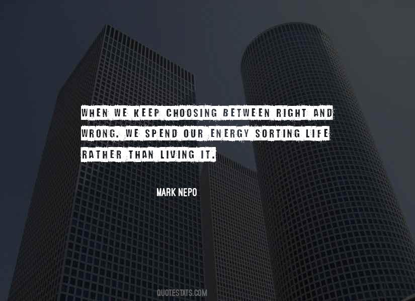 Living Right Quotes #96046