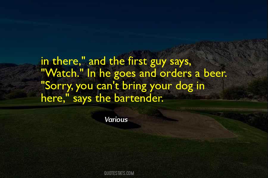 Quotes About Your First Dog #222309