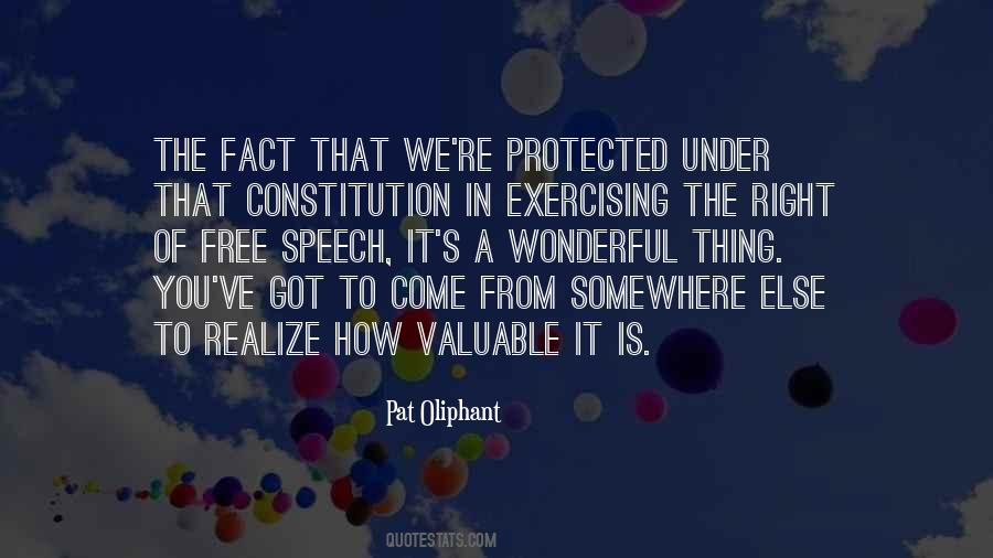 Quotes About Protected Speech #20159
