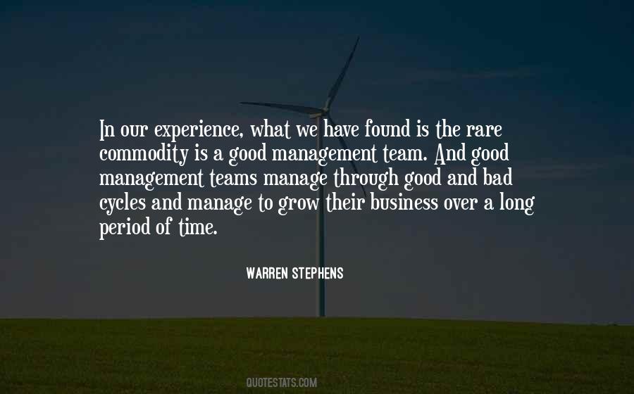 Good Management Team Quotes #1325622