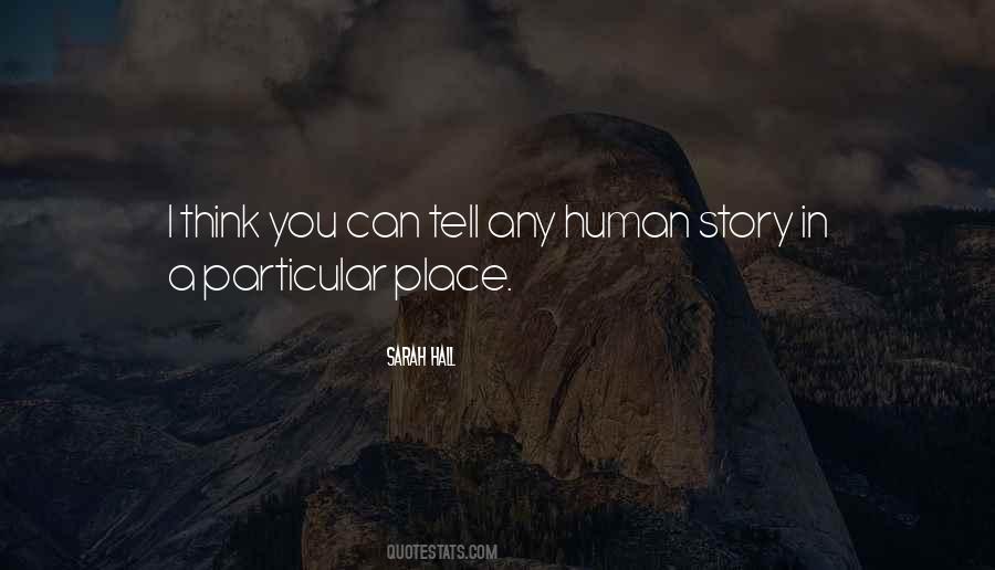 Human Story Quotes #53147