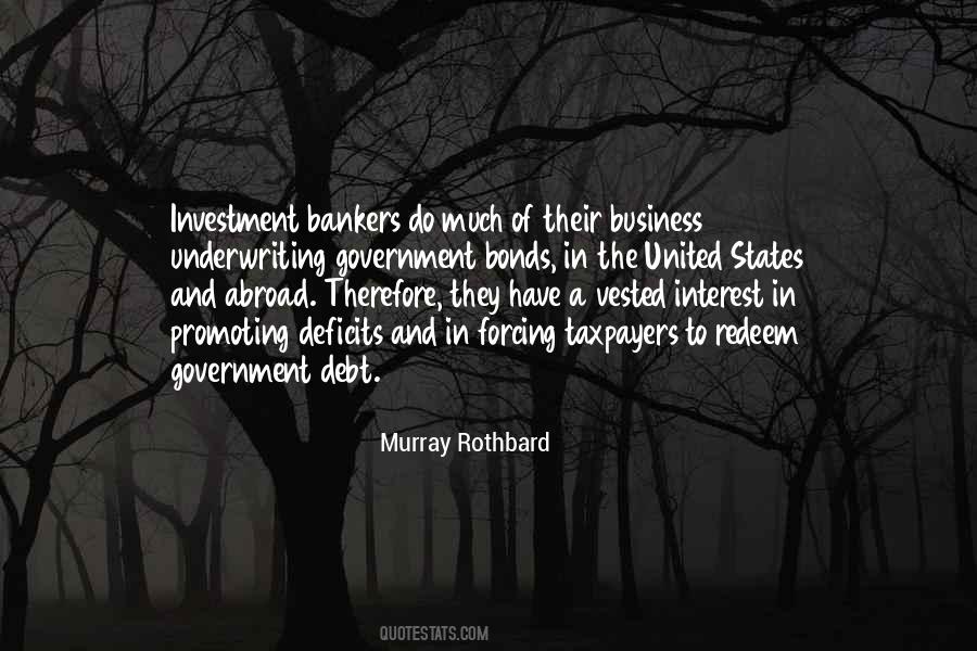 Quotes About Investment Bankers #1103930