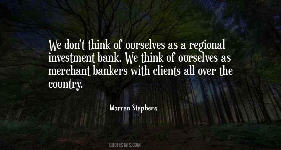 Quotes About Investment Bankers #436364