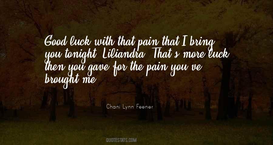 Feener Quotes #970578