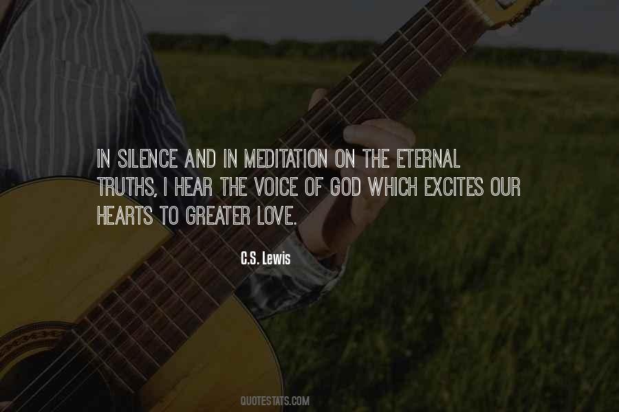 Silence Of God Quotes #27354