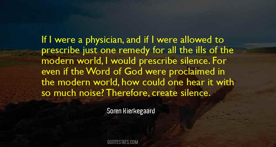 Silence Of God Quotes #418553