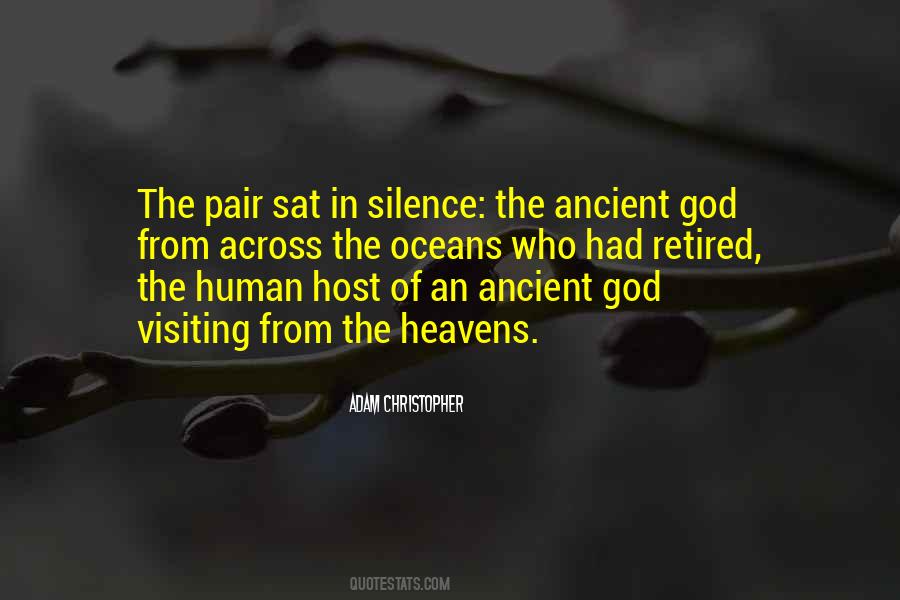 Silence Of God Quotes #57613